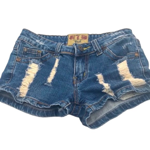 Thrill🩳Denim Shorts Size 3 - Picture 1 of 5